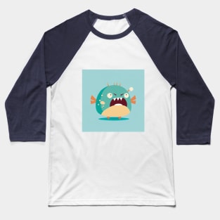 Angry Anglerfish Baseball T-Shirt